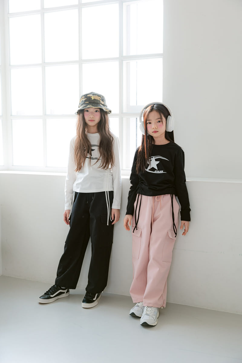 Sm2 - Korean Children Fashion - #Kfashion4kids - P04 Two Way Cotton Cargo Pants - 4