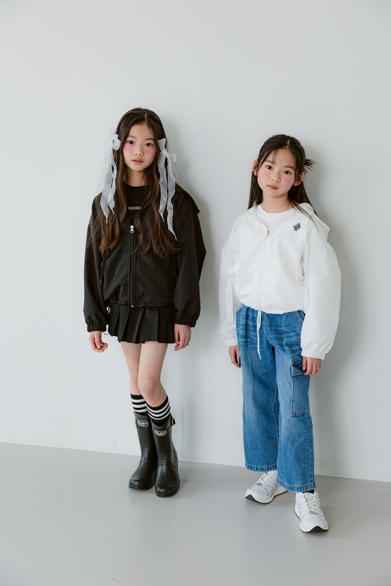 Sm2 - Korean Children Fashion - #littlefashionista - P02 Cargo Denim Pants - 3