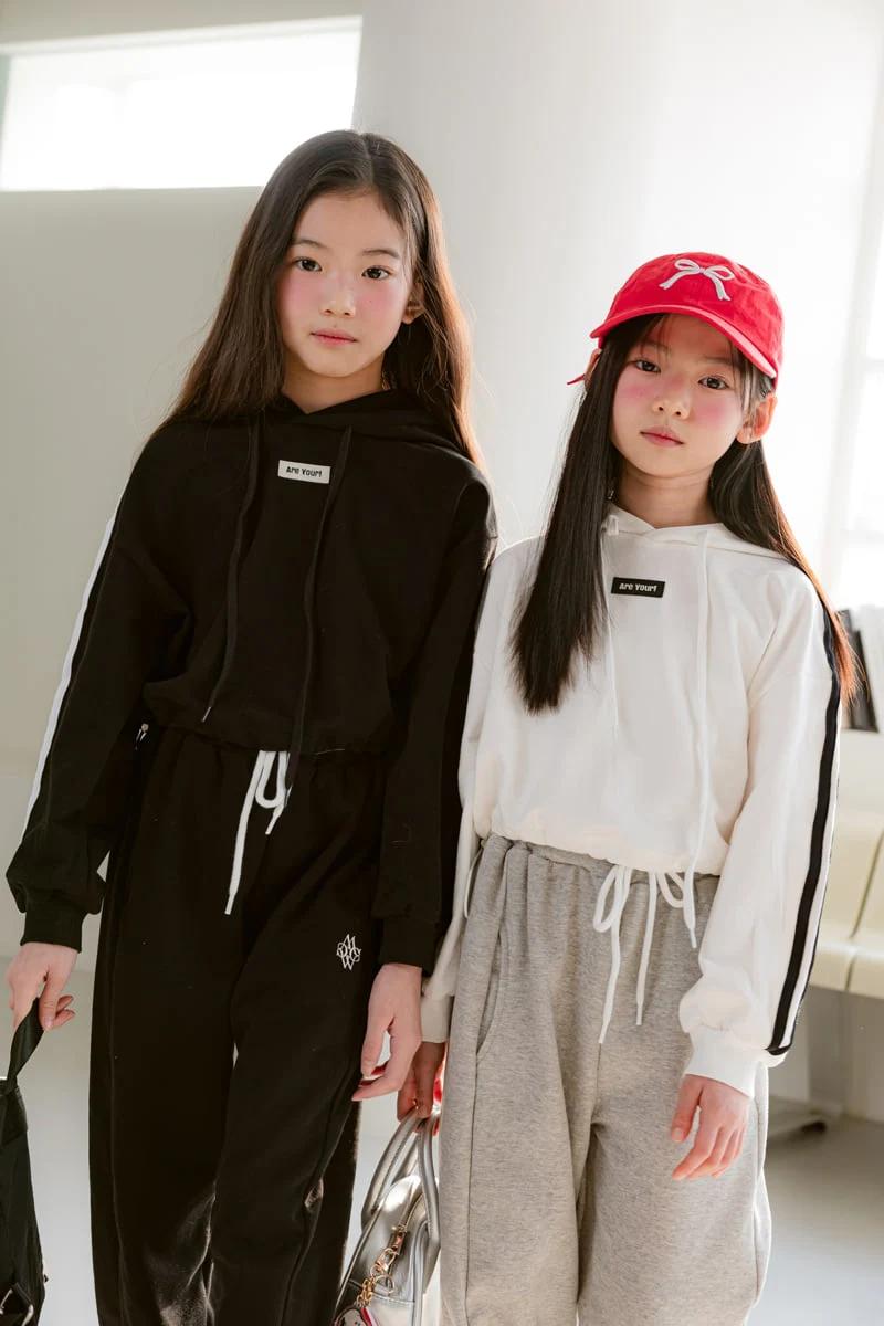 Sm2 - Korean Children Fashion - #littlefashionista - T02 Line Hooded Sweatshirts - 6