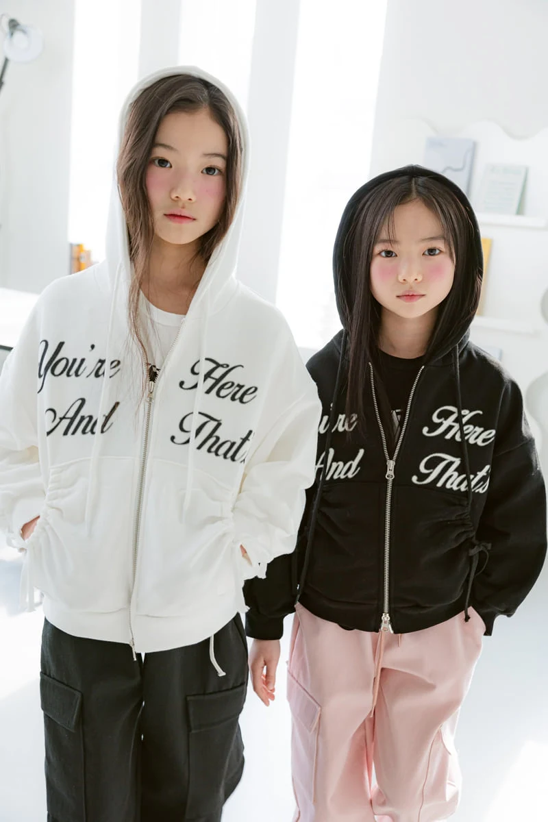 Sm2 - Korean Children Fashion - #magicofchildhood - J01 Lettering Two Way Hooded Zip-up Jacket - 6