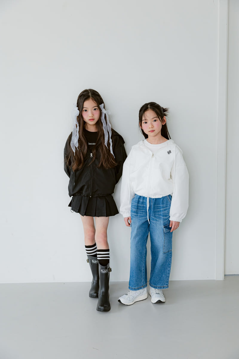 Sm2 - Korean Children Fashion - #littlefashionista - P02 Cargo Denim Pants - 4