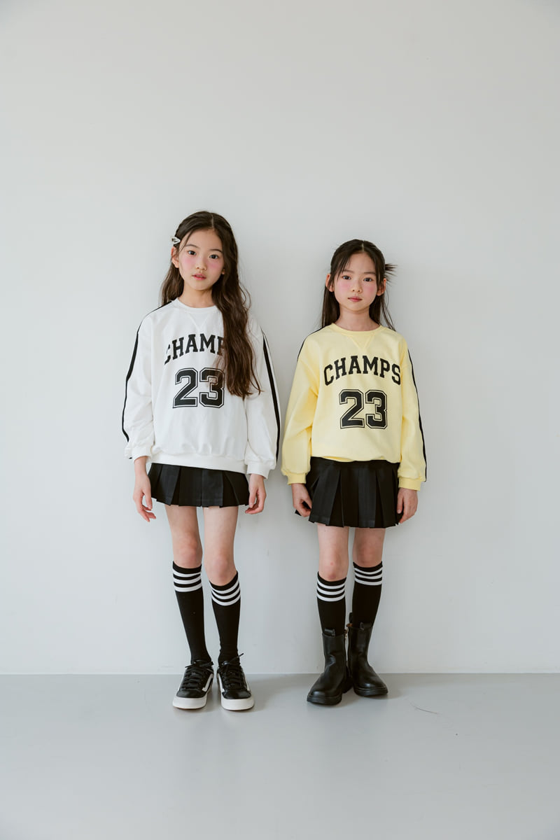 Sm2 - Korean Children Fashion - #minifashionista - T08 Champions Line Sweatshirts - 2