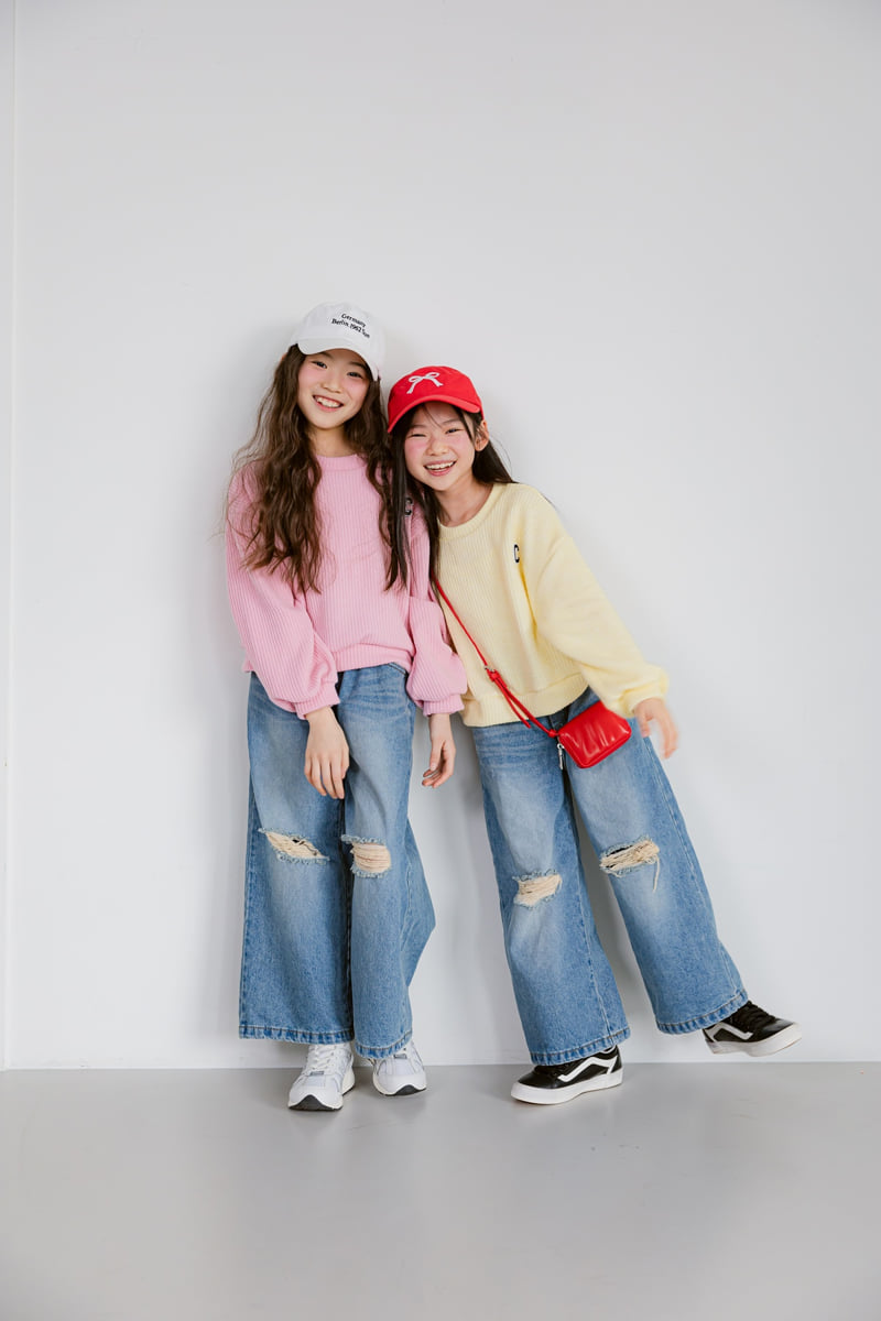 Sm2 - Korean Children Fashion - #prettylittlegirls - P01 Denim Pants - 9