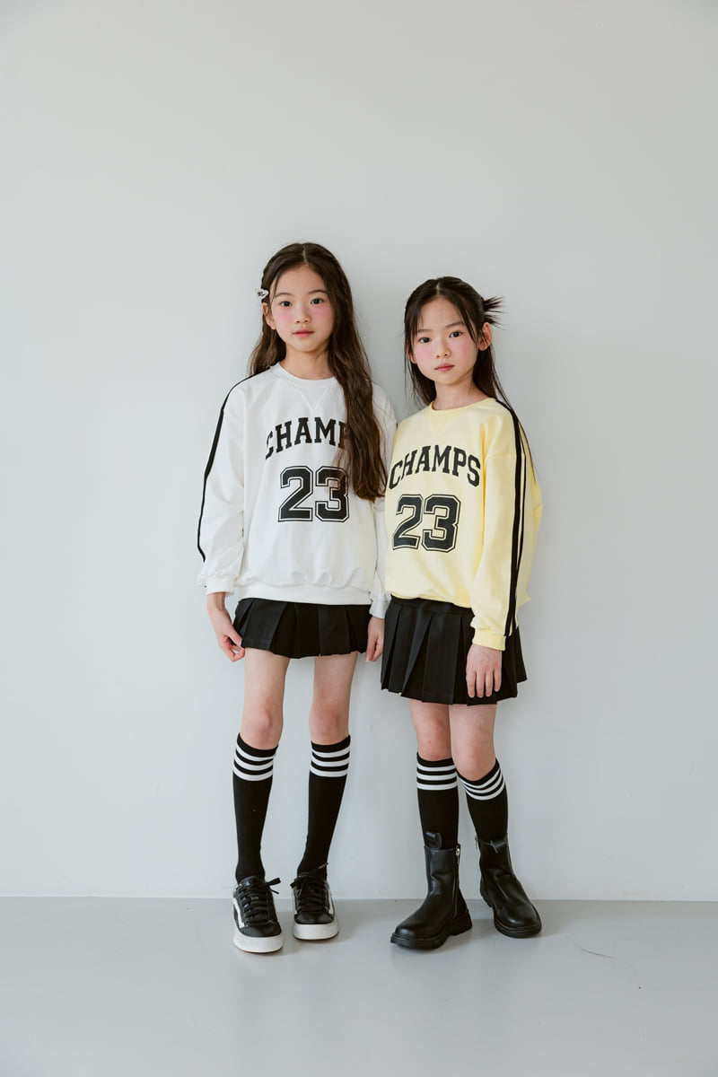 Sm2 - Korean Children Fashion - #prettylittlegirls - T08 Champions Line Sweatshirts - 3