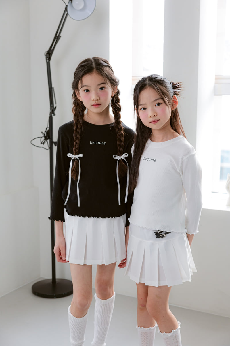 Sm2 - Korean Children Fashion - #todddlerfashion - T04 Rib Wave Tee