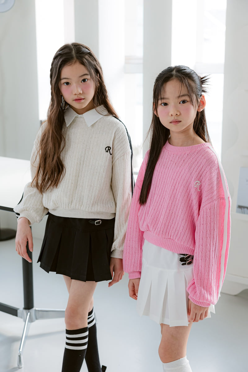 Sm2 - Korean Children Fashion - #toddlerclothing - T10 Twist Line Knit