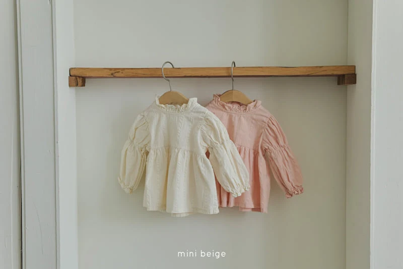 The Beige - Korean Baby Fashion - #babyclothing - 25 Puff Sleeve Blouse