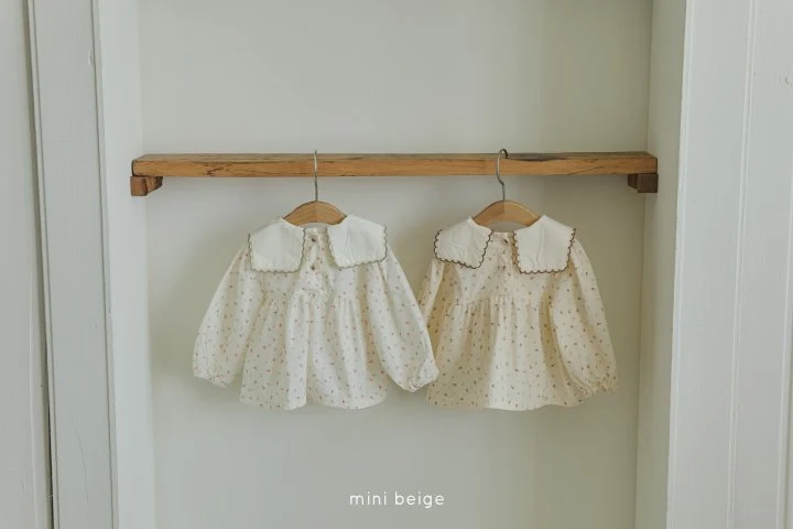 The Beige - Korean Baby Fashion - #babyfashion - Sarah Embroidery Set - 9