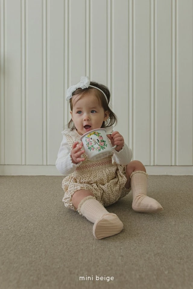 The Beige - Korean Baby Fashion - #babyoninstagram - Eyelet Frill Tee - 9