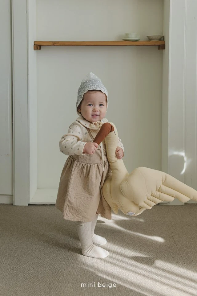 The Beige - Korean Baby Fashion - #babyoninstagram - 25 Ribbed Flower Collar Tee - 8