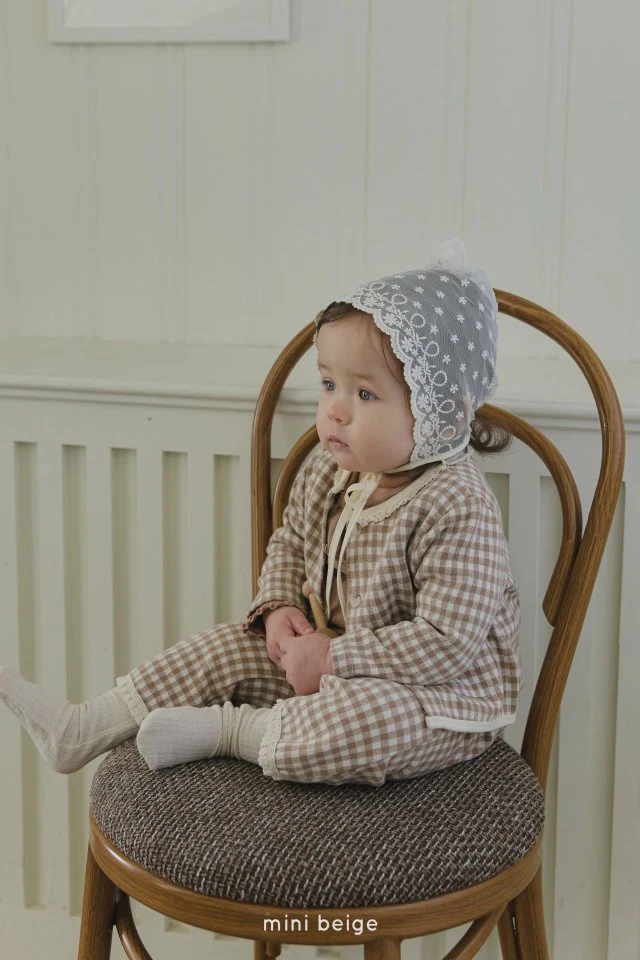 The Beige - Korean Baby Fashion - #babyoninstagram - Check Bootcut Leggings - 4