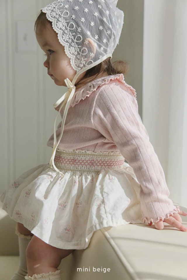 The Beige - Korean Baby Fashion - #onlinebabyshop - Skirt Smoke Bloomer - 3