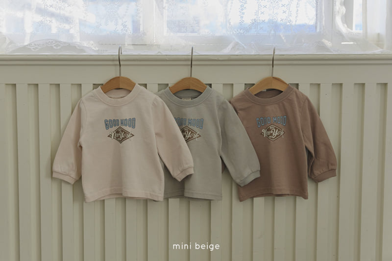 The Beige - Korean Baby Fashion - #onlinebabyshop - Printed Long Sleeve Tee