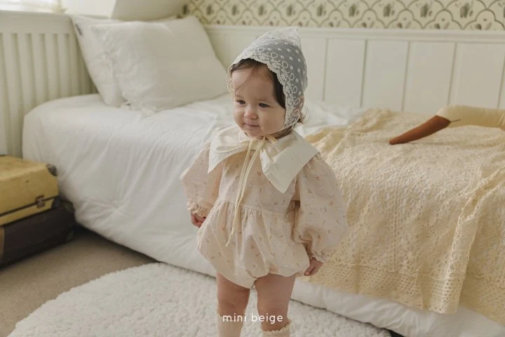 The Beige - Korean Baby Fashion - #onlinebabyshop - Ribbon Rabbit Suit - 7