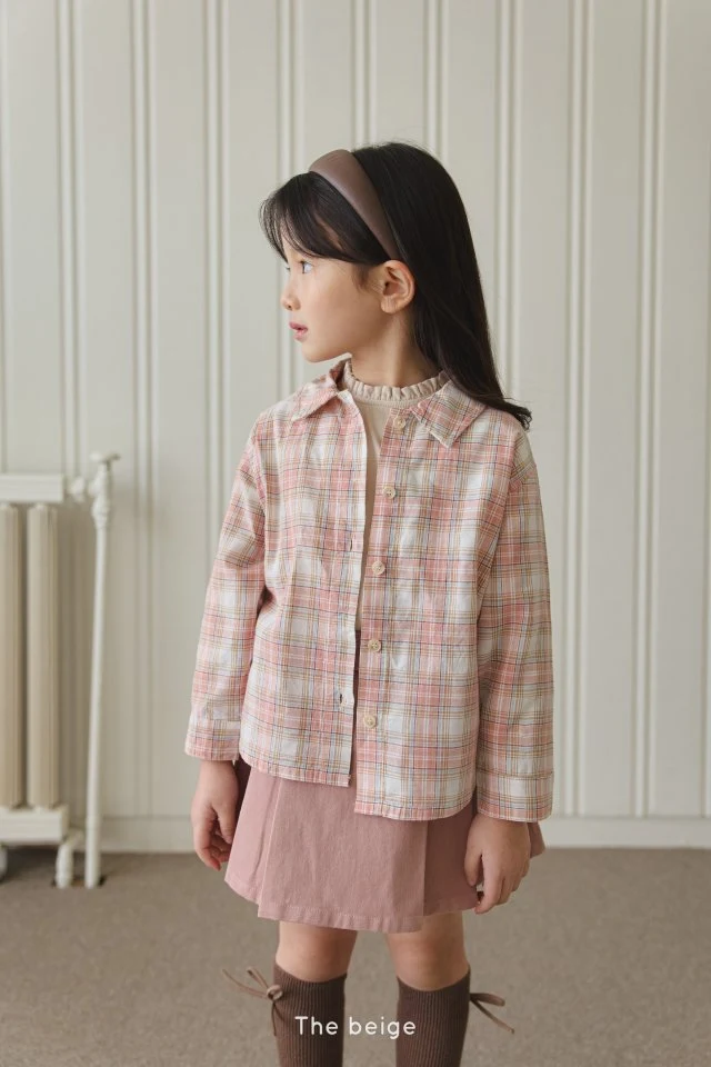 The Beige - Korean Children Fashion - #Kfashion4kids - Cotton Pleated Skirt - 2