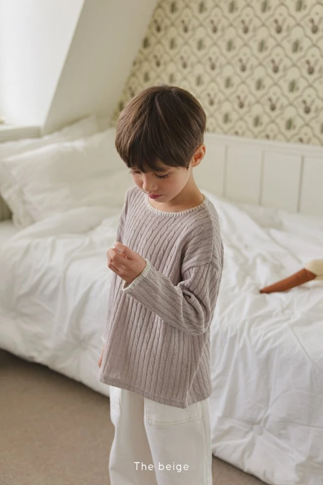 The Beige - Korean Children Fashion - #Kfashion4kids - Melo Knit Tee - 7