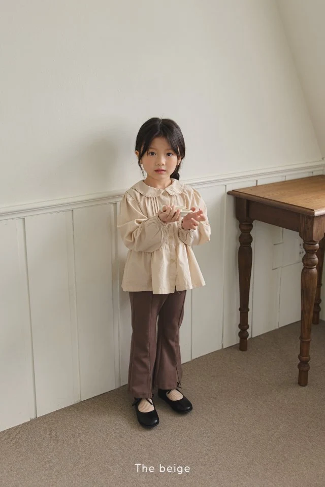 The Beige - Korean Children Fashion - #Kfashion4kids - 25 Spring Pin-tuck Blouse - 5