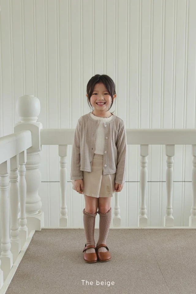 The Beige - Korean Children Fashion - #childofig - Pincoat Round Tee - 2