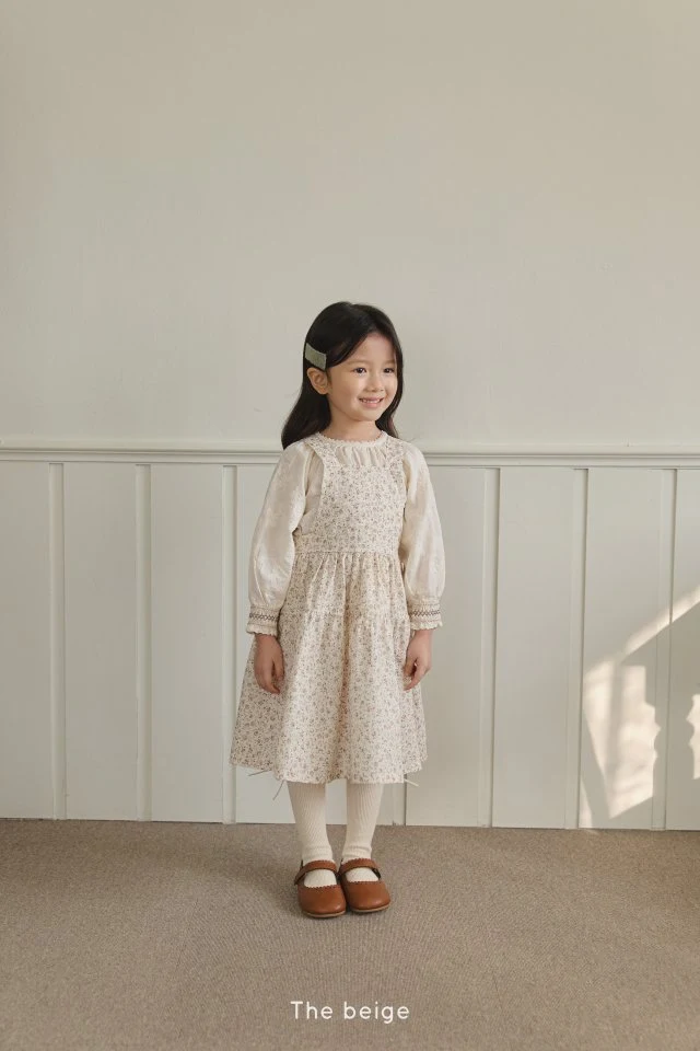 The Beige - Korean Children Fashion - #childofig - Suspender Cancan Skirt - 3