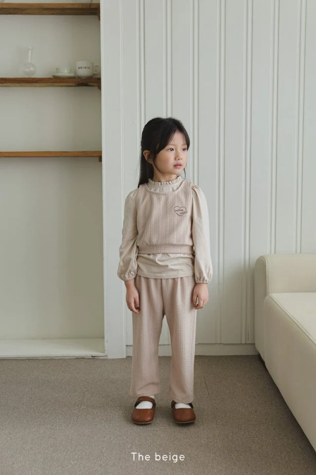 The Beige - Korean Children Fashion - #childrensboutique - Knit Crop Vest Set - 7