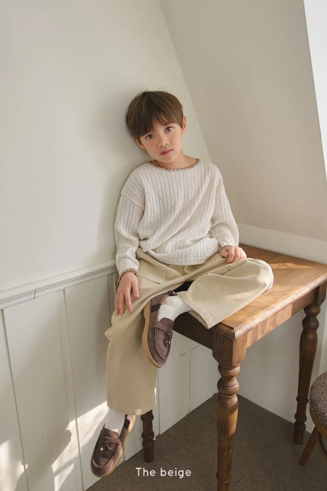 The Beige - Korean Children Fashion - #designkidswear - Melo Knit Tee