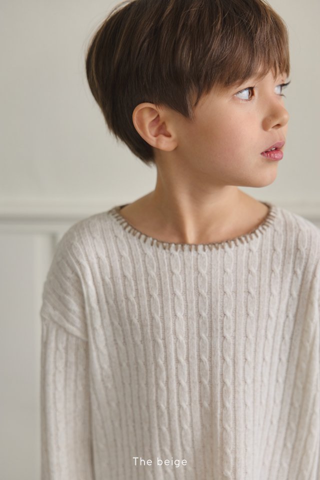 The Beige - Korean Children Fashion - #fashionkids - Melo Knit Tee - 3