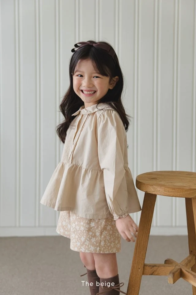 The Beige - Korean Children Fashion - #fashionkids - 25 Spring Pin-tuck Blouse