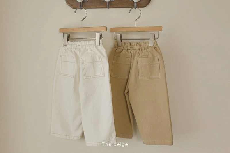 The Beige - Korean Children Fashion - #kidsshorts - Line Basic Pants - 11