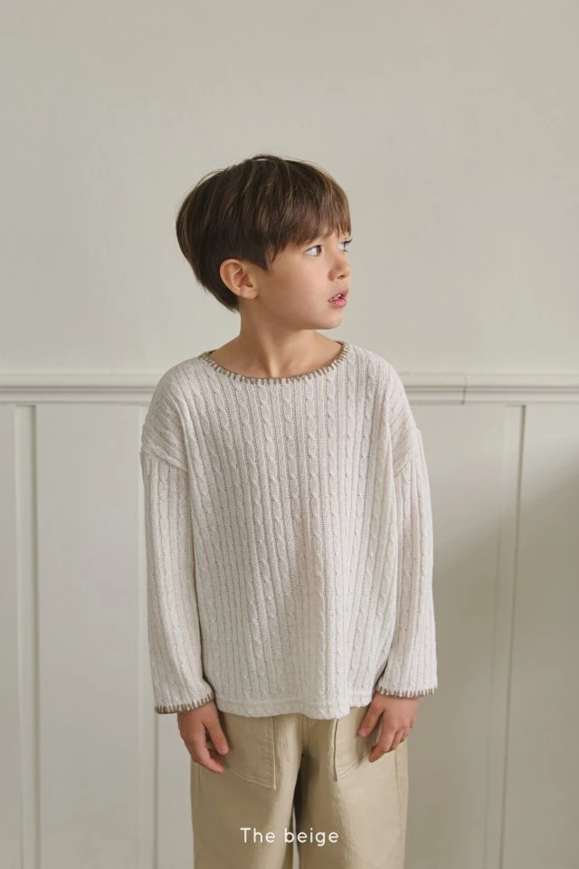 The Beige - Korean Children Fashion - #fashionkids - Melo Knit Tee - 4