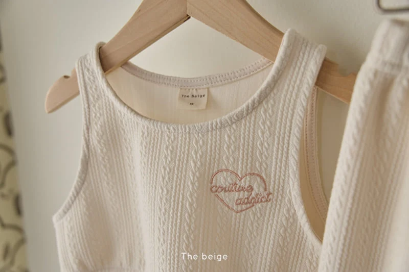 The Beige - Korean Children Fashion - #kidsshorts - Knit Crop Vest Set - 11