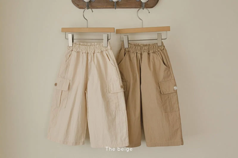 The Beige - Korean Children Fashion - #kidsstore - Button Cargo Pants - 11