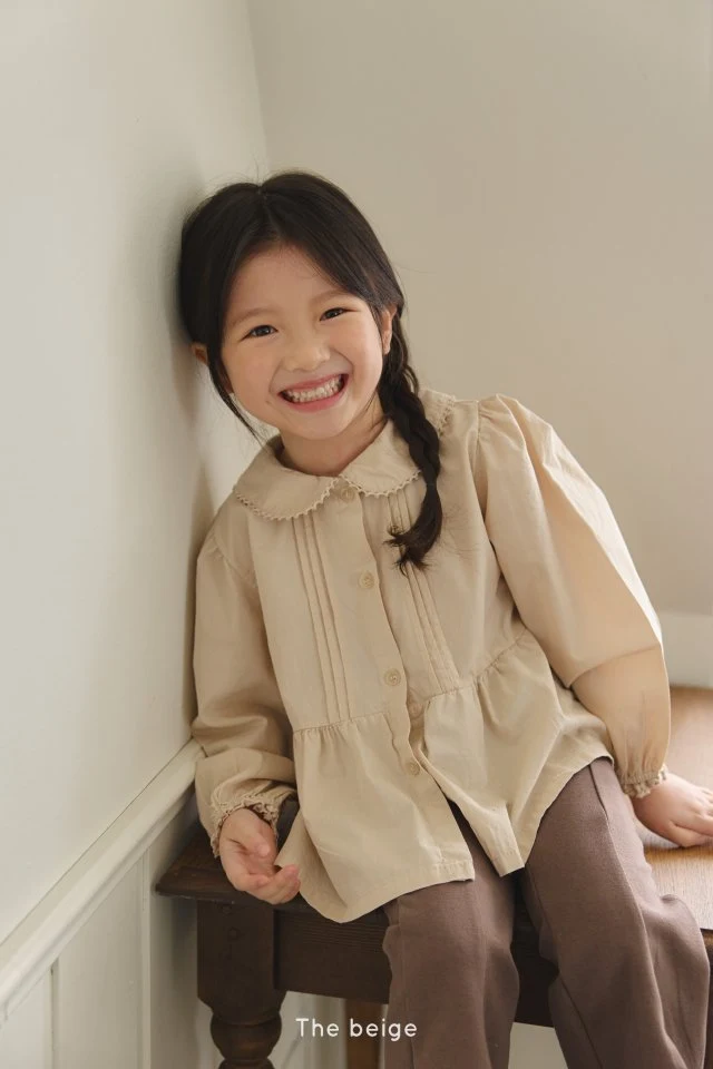 The Beige - Korean Children Fashion - #kidsstore - 25 Spring Pin-tuck Blouse - 3