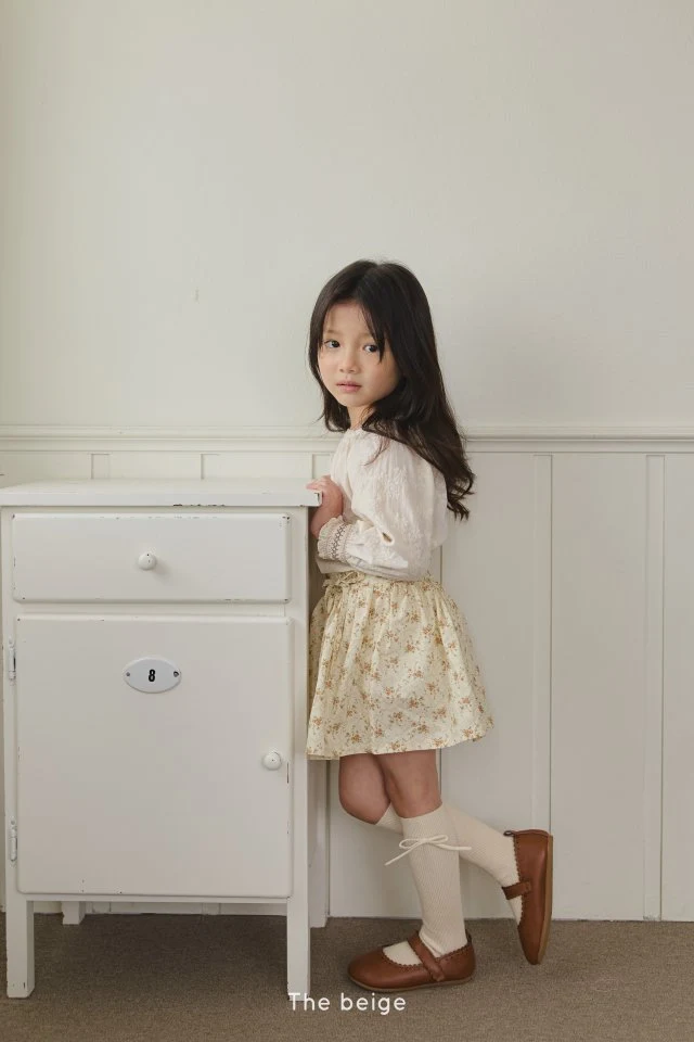 The Beige - Korean Children Fashion - #littlefashionista - Ribbon Frill Skirt - 2