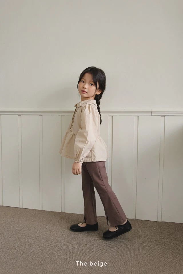 The Beige - Korean Children Fashion - #magicofchildhood - 25 Spring Pin-tuck Blouse - 7