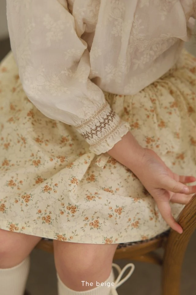 The Beige - Korean Children Fashion - #magicofchildhood - Ribbon Frill Skirt - 4