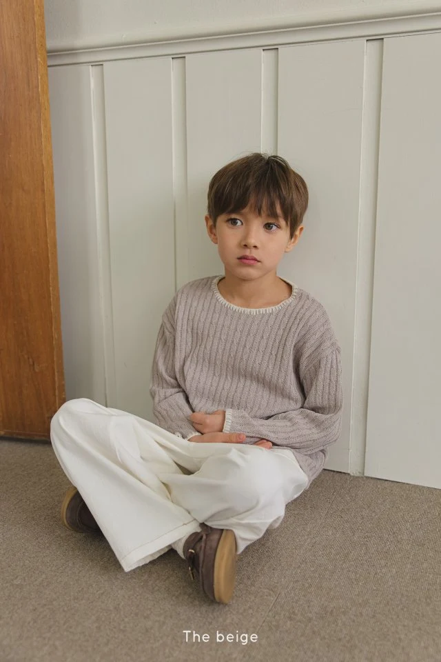 The Beige - Korean Children Fashion - #minifashionista - Line Basic Pants