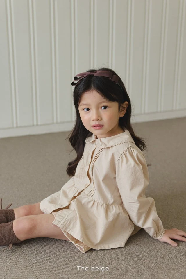 The Beige - Korean Children Fashion - #minifashionista - 25 Spring Pin-tuck Blouse - 8