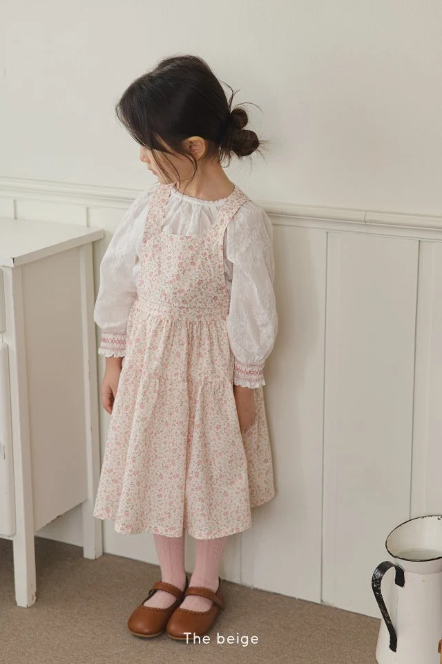 The Beige - Korean Children Fashion - #minifashionista - Smoked Shirring Blouse - 7