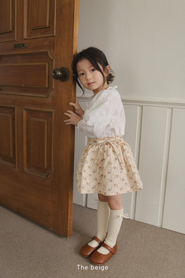 The Beige - Korean Children Fashion - #prettylittlegirls - Ribbon Frill Skirt - 5