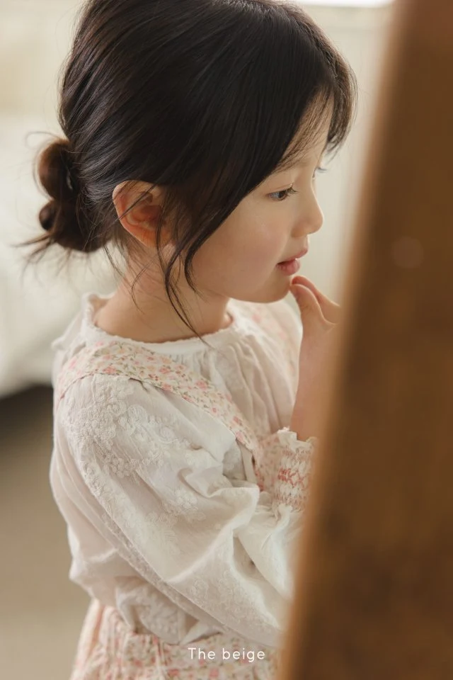 The Beige - Korean Children Fashion - #prettylittlegirls - Smoked Shirring Blouse - 8