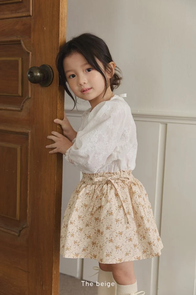 The Beige - Korean Children Fashion - #todddlerfashion - Ribbon Frill Skirt - 6