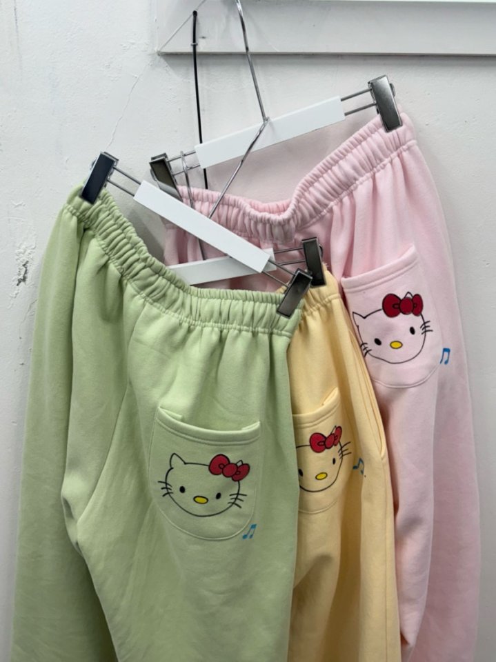 Toll - Korean Women Fashion - #womensfashion - Cat Pocket Pants - 12