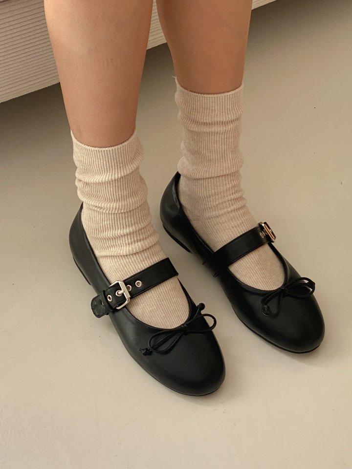 Vade - Korean Women Fashion - #momslook - Perrinkle Flat Mary Jane - 2