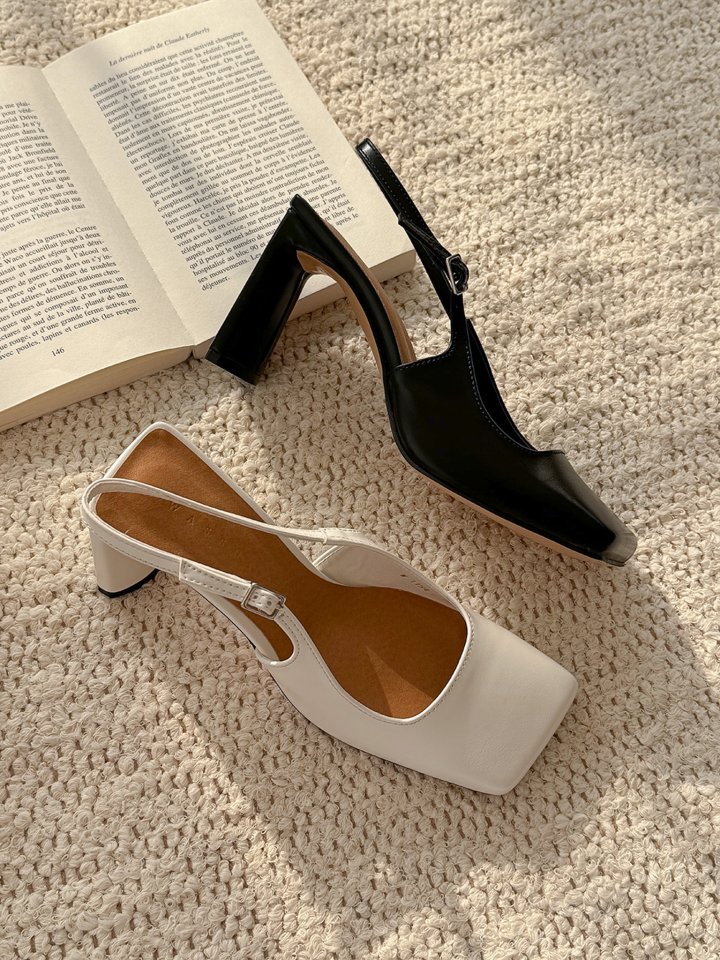 Vade - Korean Women Fashion - #momslook - Square Heels - 12