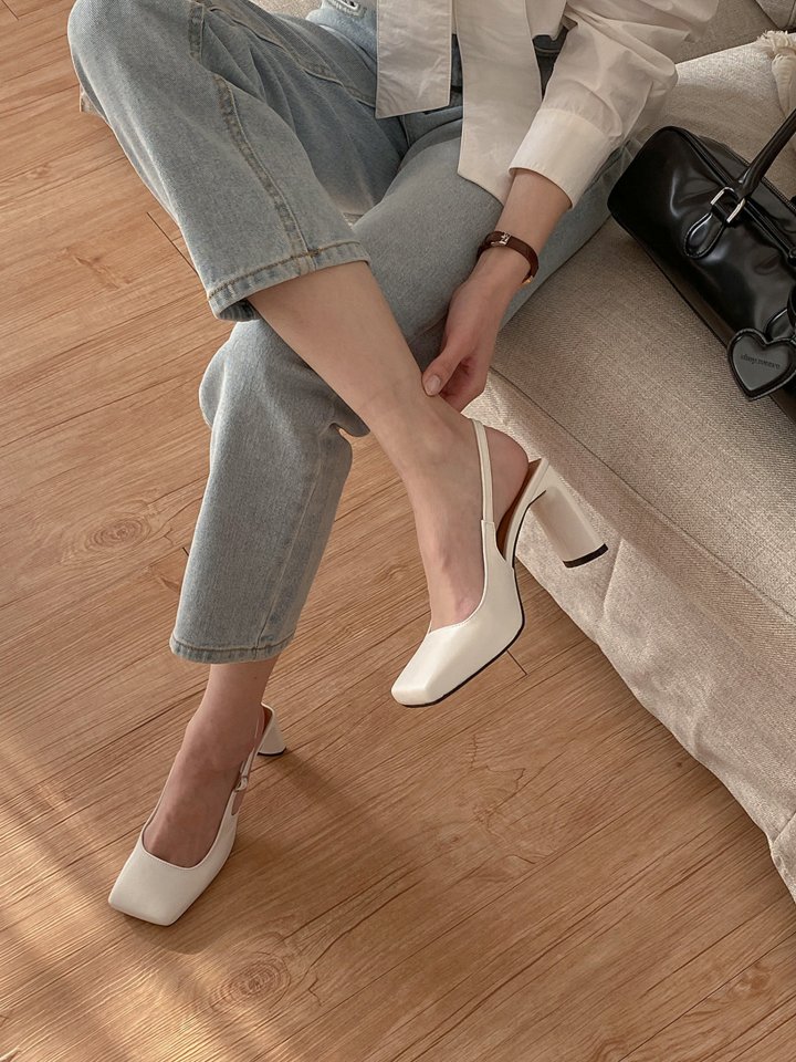 Vade - Korean Women Fashion - #momslook - Square Heels - 2