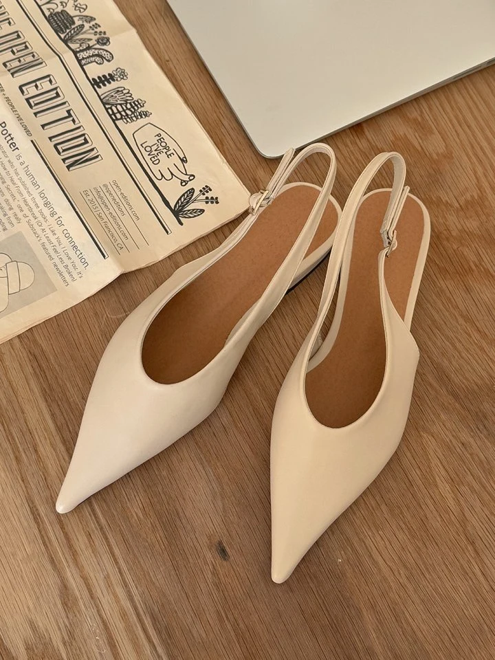 Vade - Korean Women Fashion - #momslook - Slingback Stiletto Mule - 2