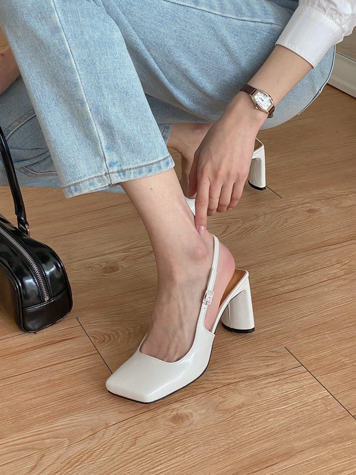 Vade - Korean Women Fashion - #womensfashion - Square Heels