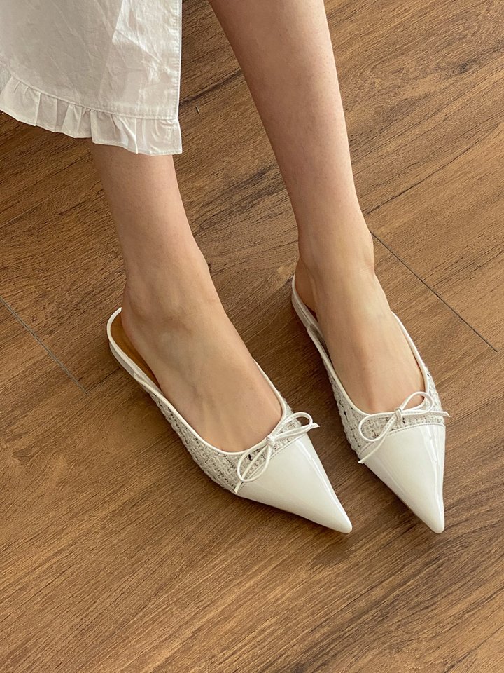 Vade - Korean Women Fashion - #womensfashion - Stiletto Check Ribbon - 5