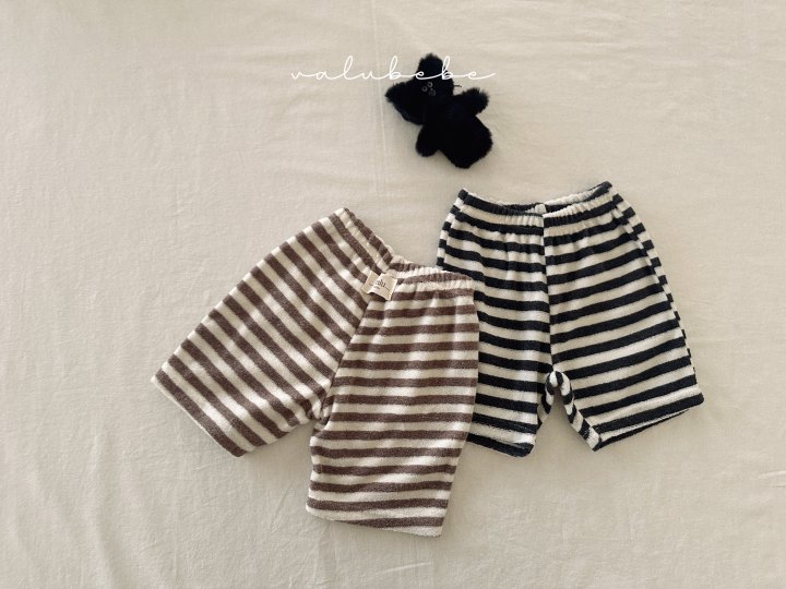 Valu Bebe - Korean Baby Fashion - #babyboutique - Terry Stripe Pants (Bebe) - 10