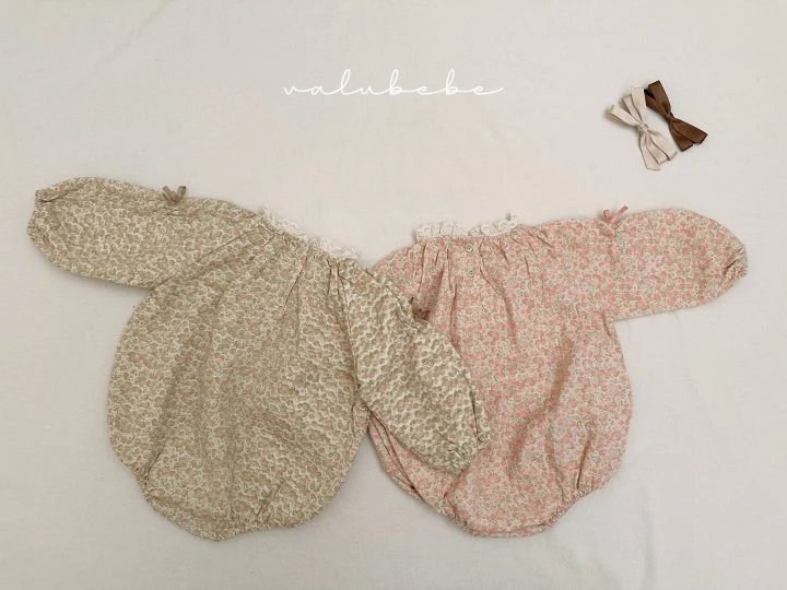 Valu Bebe - Korean Baby Fashion - #babyboutique - Bebe Rose Flower Ribbon Suit - 10